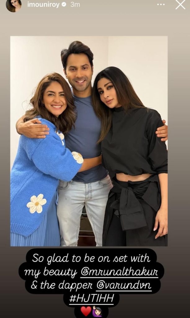 मौनी रॉय ने डेविड धवन की कॉमिक यूनिवर्स फिल्म ‘है जवानी तो इश्क होना है’ की शूटिंग शुरू की