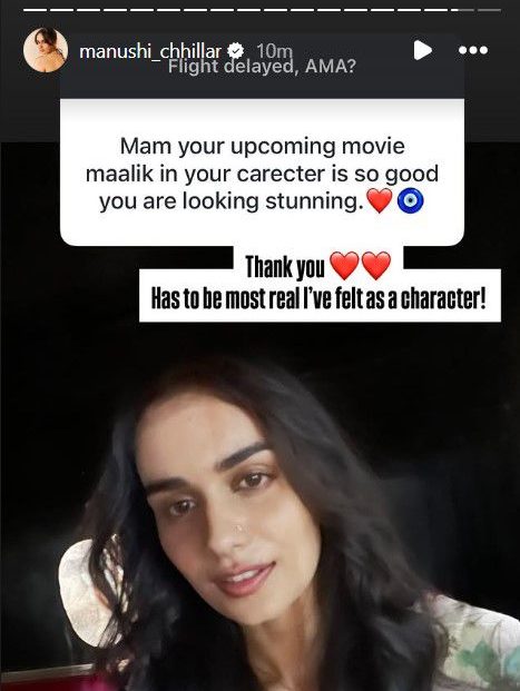 मानुषी छिल्लर ने कहा, ‘मालिक’ की भूमिका ने उन्हें एक अभिनेता के रूप में ‘सबसे रियल’ महसूस कराया