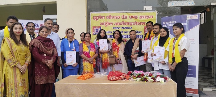 संस्था ने लगाया निशुल्क स्वास्थ्य शिविर कैंप,124लोगों ने उठाया लाभ The organization organized a free health camp, 124 people benefited from it