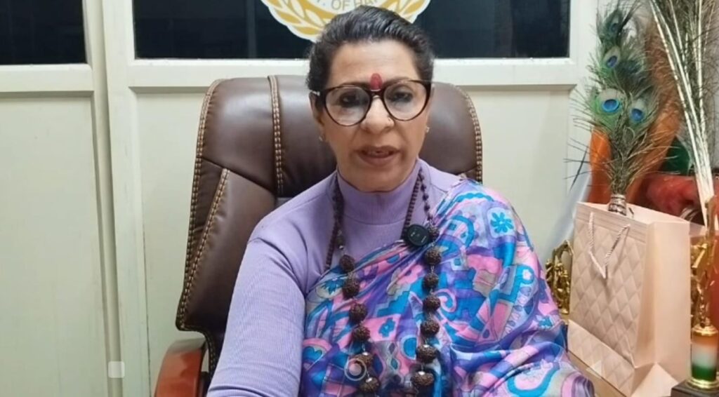 नारी शक्ति वंदन अधिनियम” महिला सशक्तिकरण की दिशा में मोदी सरकार का निर्णायक कदम : रेणु भाटिया "Nari Shakti Vandan Act" is a decisive step of the Modi government towards women empowerment: Renu Bhatia