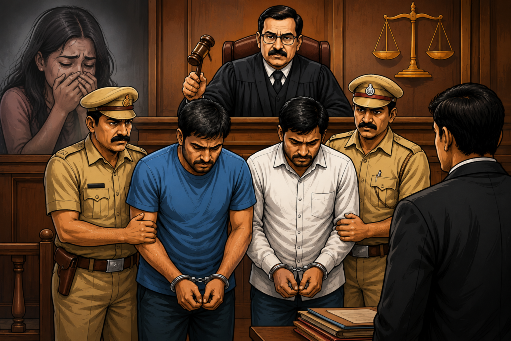 गैंगरेप-हत्या केस में दोनों दोषियों को अंतिम सांस तक उम्रकैद Life imprisonment for both the