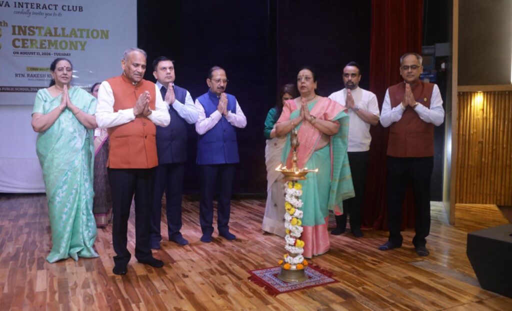 जीवा पब्लिक स्कूल में रोटरी इंटरैक्ट क्लब का शपथग्रहण समारोह Grand Organization of Inter-School ‘Panchotsav’ Competition at Jeeva Public School 2