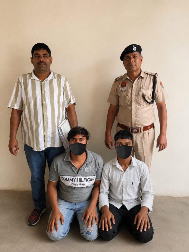 सेक्सटॉर्शन गिरोह का पर्दाफाश, नाबालिग समेत 3 गिरफ्तार Faridabad Sextortion Gang