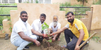 11 peepal plants planted on the joy of building Ram temple - Jaswant Pawar