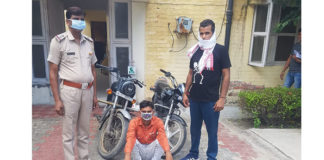 Crime Branch 56 arrested one accused along with 2 stolen motorcycles.