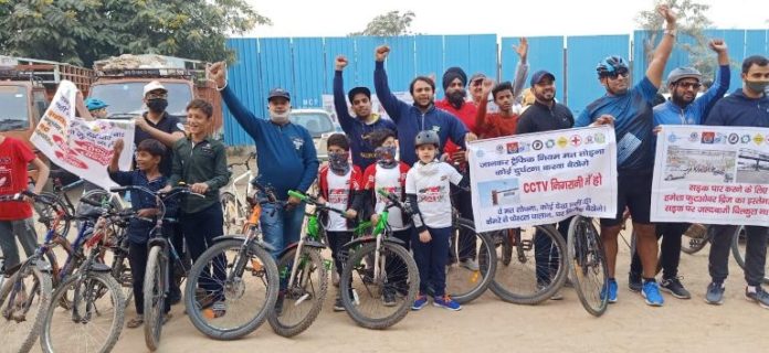 Cycle rally organized to encourage cycling