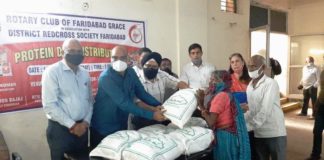 Protein diet provided to TB patients by Rotary Club of Grace and District Red Cross Society