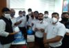In collaboration with Seva Bharti, the Advocates Council distributed masks in the chambers