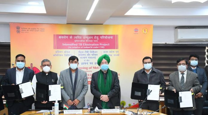 IndianOil embarks on Intensified TB Elimination Project in Uttar Pradesh and Chhattisgarh in collaboration with Central TB Division