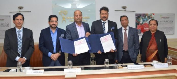 Manav Rachna International Institute of Research and Studies, and Gurugram University signed MoU to work in the area of Climate Change & Environment Sustainability