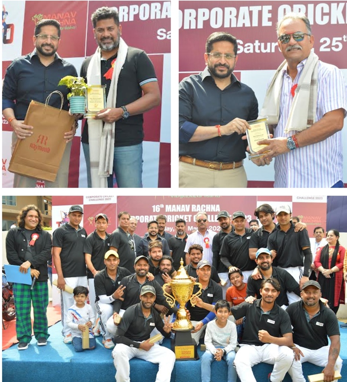 Madan Lal, Former Indian Test Cricketer attends Grand Finale of 16th Manav Rachna Corporate Cricket Challenge