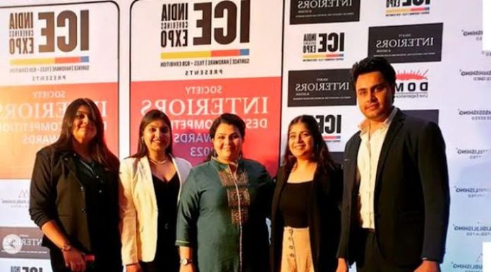 Manav Rachna students win at zonal and national level in 20th edition of Society Interior Design Competition and Awards