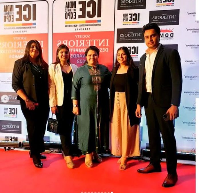 Manav Rachna students win at zonal and national level in 20th edition of Society Interior Design Competition and Awards