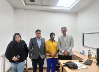 Skilled team of doctors at Maringo Asia Hospitals Faridabad successfully performs rare eyeball cancer surgery.
