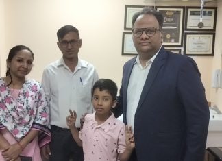 Successful operation of gallbladder of a 9 year old child: This problem can also occur in children