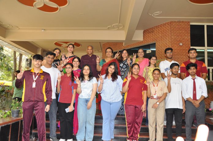 The board results of class 10th and 12th were 100%