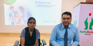 63-Year-Old Woman Undergoes Complex Hip Revision Surgery at Fortis Escorts Faridabad, Now Able to Walk Again