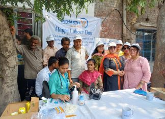Haryana Women's Nature Club in collaboration with Yatharth Hospital organized a grand celebration of International Labor Day at Sector 31, HSIDC, Faridabad.